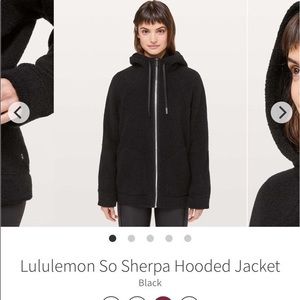 Lululemon Sherpa jacket